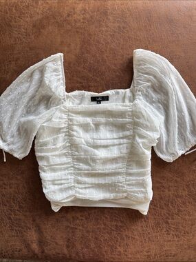 White Short Sleeve Summer Bodysuit